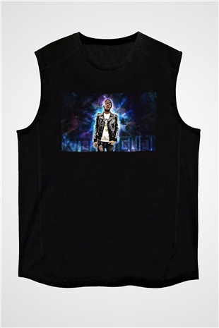 Kid Cudi Siyah Unisex Kolsuz Tişört