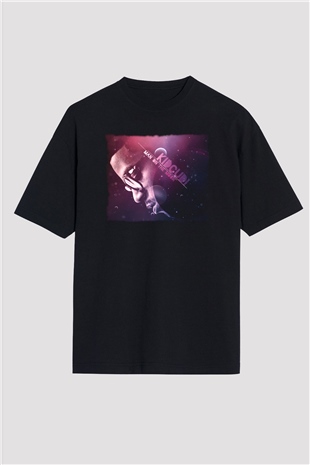 Kid Cudi Siyah Oversize Tişört Oversize T-shirt - TişörtFabrikası