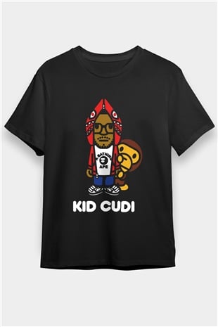 Kid Cudi Siyah Unisex Tişört T-Shirt - TişörtFabrikası