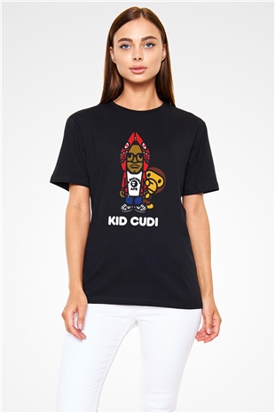 Kid Cudi Siyah Unisex Tişört T-Shirt - TişörtFabrikası