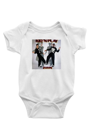 Kid n Play Baskılı Beyaz Unisex Bebek Body - Zıbın