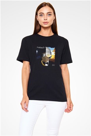 Kid n Play Baskılı Unisex Siyah Tişört