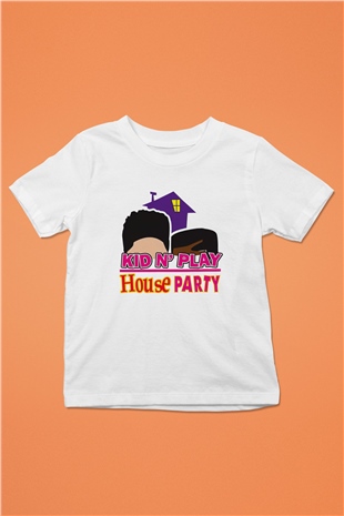 Kid n Play Beyaz Unisex Çocuk Tişört