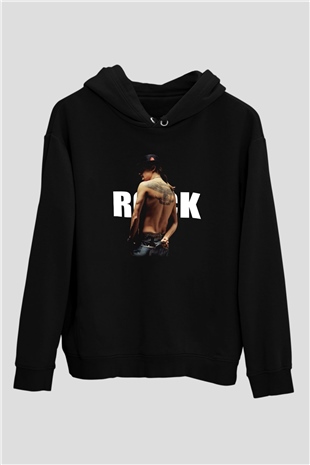 Kid Rock Siyah Unisex Kapüşonlu Sweatshirt