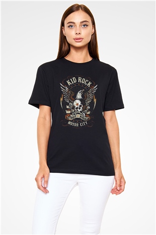 Kid Rock Siyah Unisex Tişört T-Shirt - TişörtFabrikası