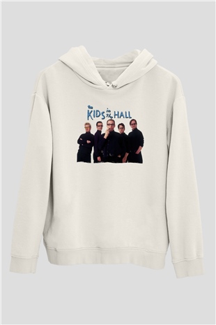 Kids in the Hall Beyaz Unisex Hoodie