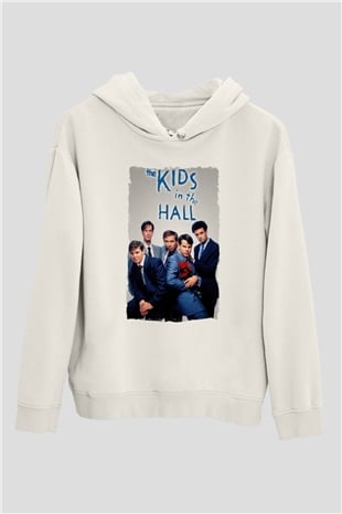 Kids in the Hall Beyaz Unisex Hoodie