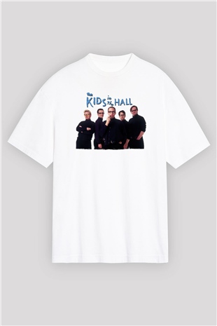 Kids in the Hall Beyaz Oversize Tişört Oversize T-shirt