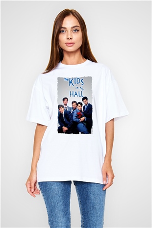 Kids in the Hall Beyaz Oversize Tişört Oversize T-shirt