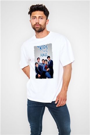 Kids in the Hall Beyaz Oversize Tişört Oversize T-shirt