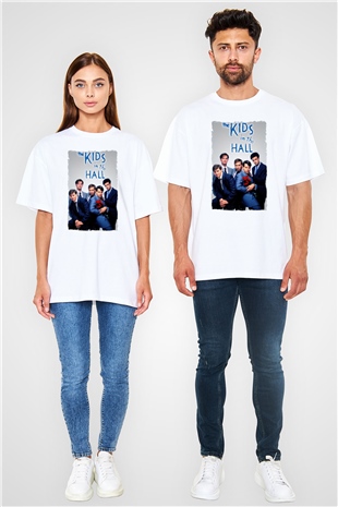 Kids in the Hall Beyaz Oversize Tişört Oversize T-shirt