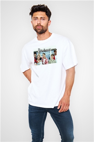 Kids in the Hall Beyaz Oversize Tişört Oversize T-shirt