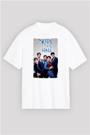 Kids in the Hall Beyaz Oversize Tişört Oversize T-shirt