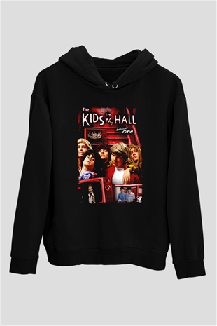 Kids in the Hall Siyah Unisex Hoodie