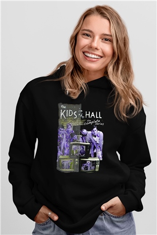 Kids in the Hall Siyah Unisex Hoodie