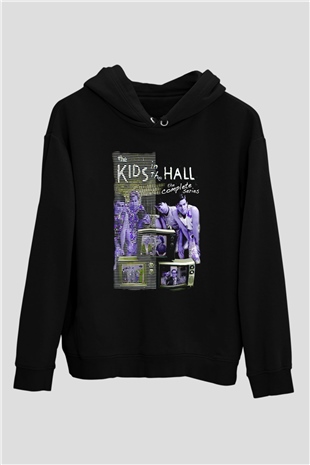 Kids in the Hall Siyah Unisex Hoodie