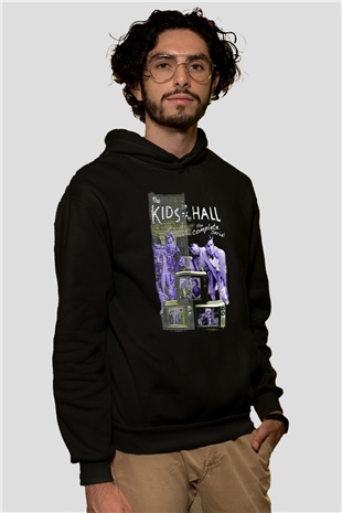 Kids in the Hall Siyah Unisex Hoodie