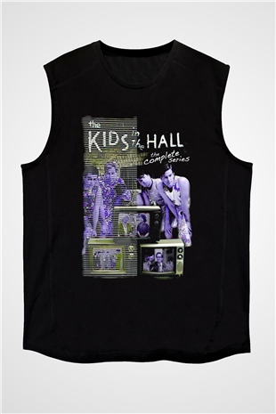 Kids in the Hall Siyah Unisex Kolsuz Tişört