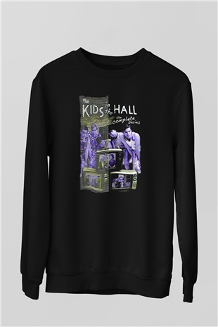 Kids in the Hall Siyah Unisex Sweatshirt