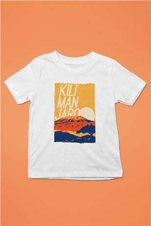 Kilimanjaro Beyaz Unisex Çocuk Tişört