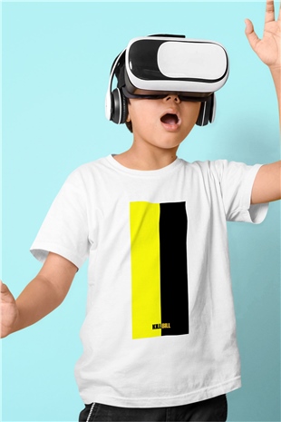 Kill Bill Baskılı Beyaz Unisex Çocuk Tişört