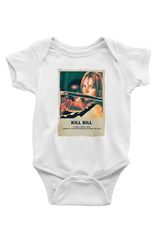 Kill Bill Beyaz Bebek Body - Zıbın