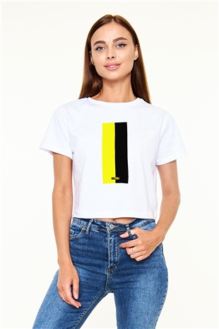 Kill Bill Beyaz Croptop Tişört