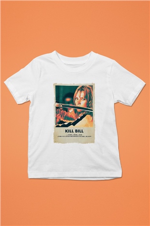 Kill Bill Beyaz Unisex Çocuk Tişört
