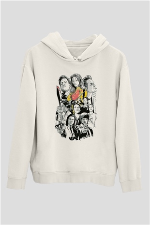 Kill Bill Beyaz Unisex Hoodie