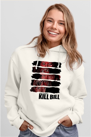 Kill Bill Beyaz Unisex Hoodie