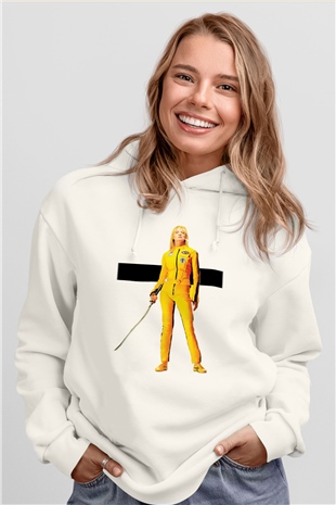 Kill Bill Beyaz Unisex Hoodie