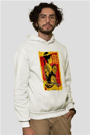 Kill Bill Beyaz Unisex Hoodie
