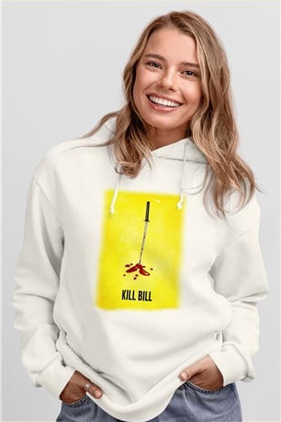 Kill Bill Beyaz Unisex Hoodie