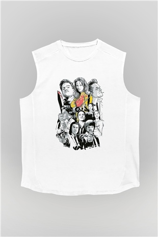 Kill Bill Beyaz Unisex Kolsuz Tişört