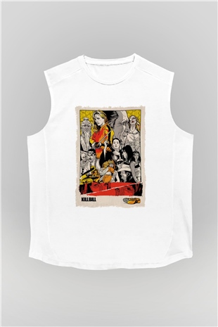 Kill Bill Beyaz Unisex Kolsuz Tişört