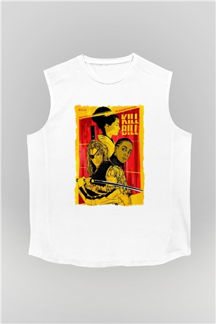 Kill Bill Beyaz Unisex Kolsuz Tişört