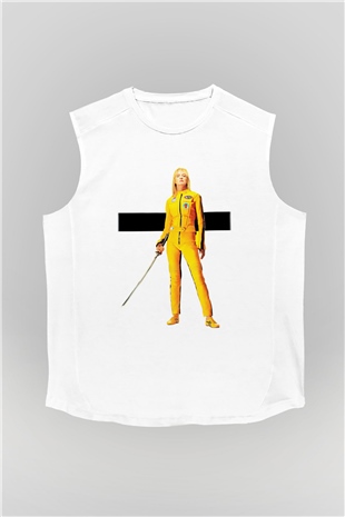 Kill Bill Beyaz Unisex Kolsuz Tişört