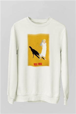 Kill Bill Beyaz Unisex Sweatshirt