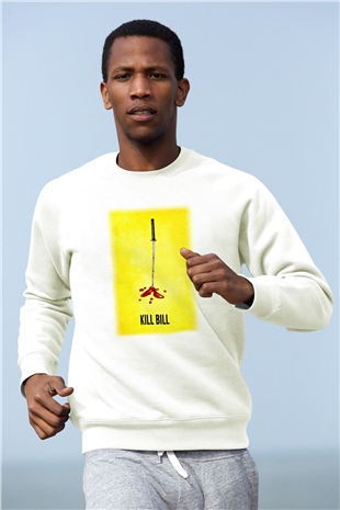 Kill Bill Beyaz Unisex Sweatshirt
