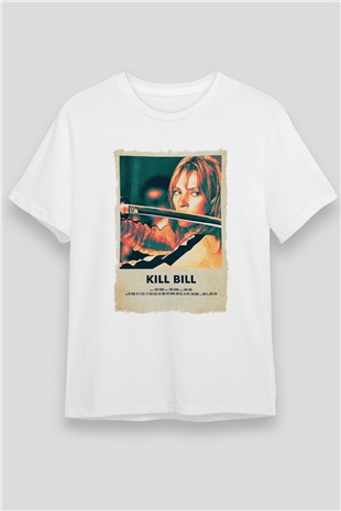 Kill Bill Beyaz Unisex Tişört T-Shirt