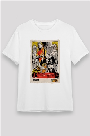 Kill Bill Beyaz Unisex Tişört T-Shirt