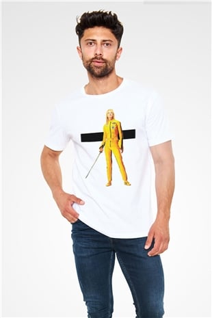 Kill Bill Beyaz Unisex Tişört T-Shirt