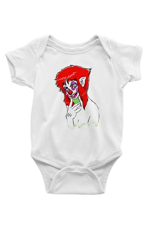 Killer Klowns from Outer Space Beyaz Bebek Body - Zıbın