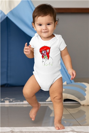 Killer Klowns from Outer Space Beyaz Bebek Body - Zıbın