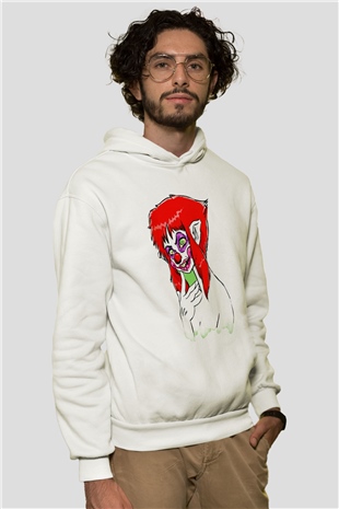 Killer Klowns from Outer Space Beyaz Unisex Hoodie