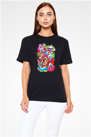 Killer Klowns from Outer Space Siyah Unisex Tişört