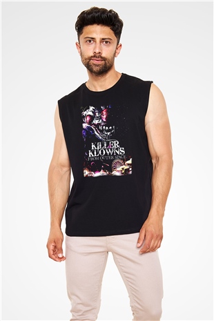 Killer Klowns from Outer Space Siyah Unisex  Kolsuz Tişört
