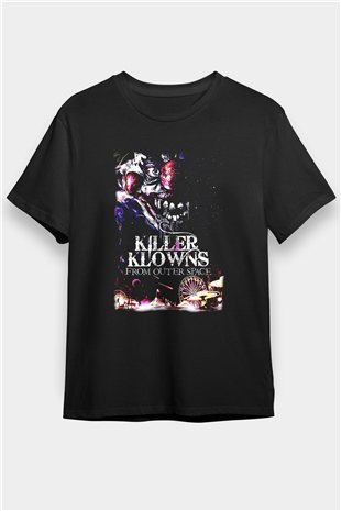 Killer Klowns from Outer Space Siyah Unisex Tişört