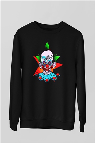 Killer Klowns from Outer Space Siyah Unisex  Sweatshirt