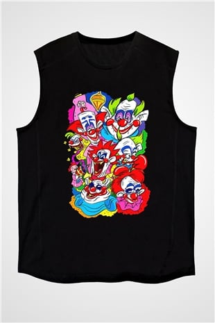 Killer Klowns from Outer Space Siyah Unisex  Kolsuz Tişört